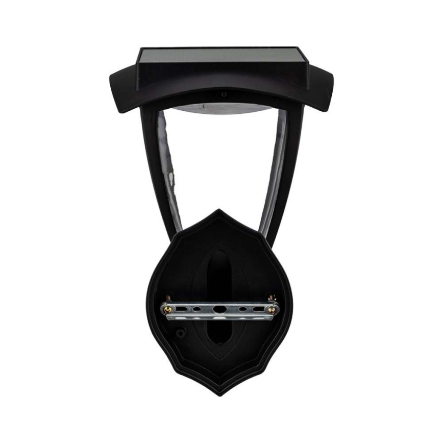 LED solarna stenska svetilka LED/2W/3,7V 3000/6000K IP65 2200 mAh črna