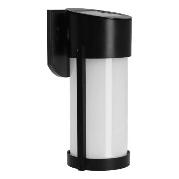 LED Solarna stenska svetilka LED/3,7V 300 mAh IP44 črna