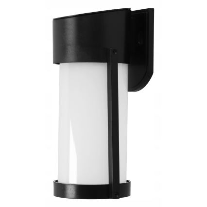 LED Solarna stenska svetilka LED/3,7V 300 mAh IP44 črna