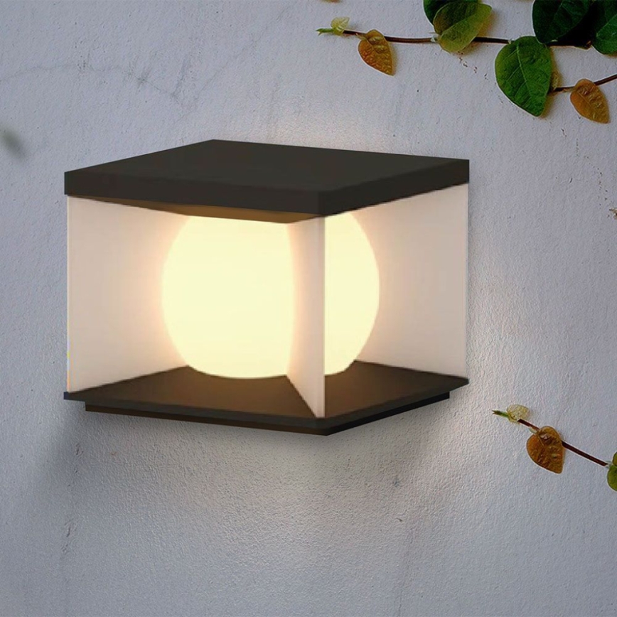 LED Zatemnitvena solarna stenska svetilka LED/3W/3,7V IP65 3000K + Daljinski upravljalnik