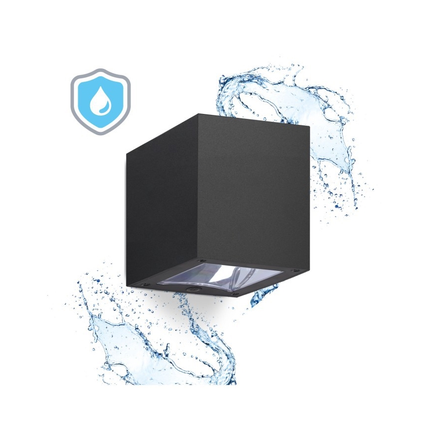 LED solarna stenska svetilka s senzorjem QUERK LED/1,2V 3000/4000K IP54 800 mAh