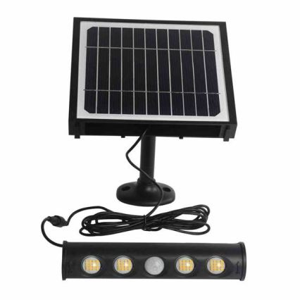 LED solarna stenska svetilka s senzorjem gibanja in mraka LED/8W/3,7V 4000 mAh 4000K IP65