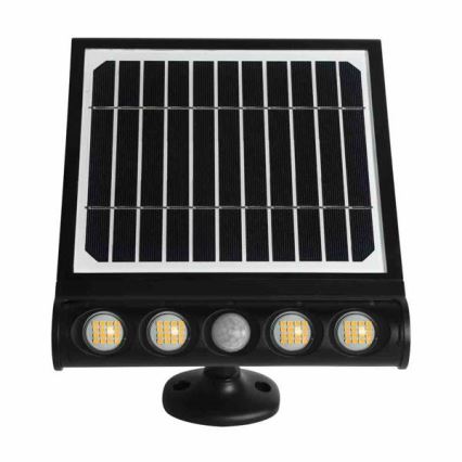 LED solarna stenska svetilka s senzorjem gibanja in mraka LED/8W/3,7V 4000 mAh 4000K IP65