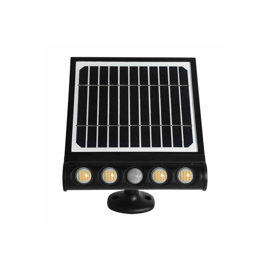 LED solarna stenska svetilka s senzorjem gibanja in mraka LED/8W/3,7V 4000 mAh 4000K IP65