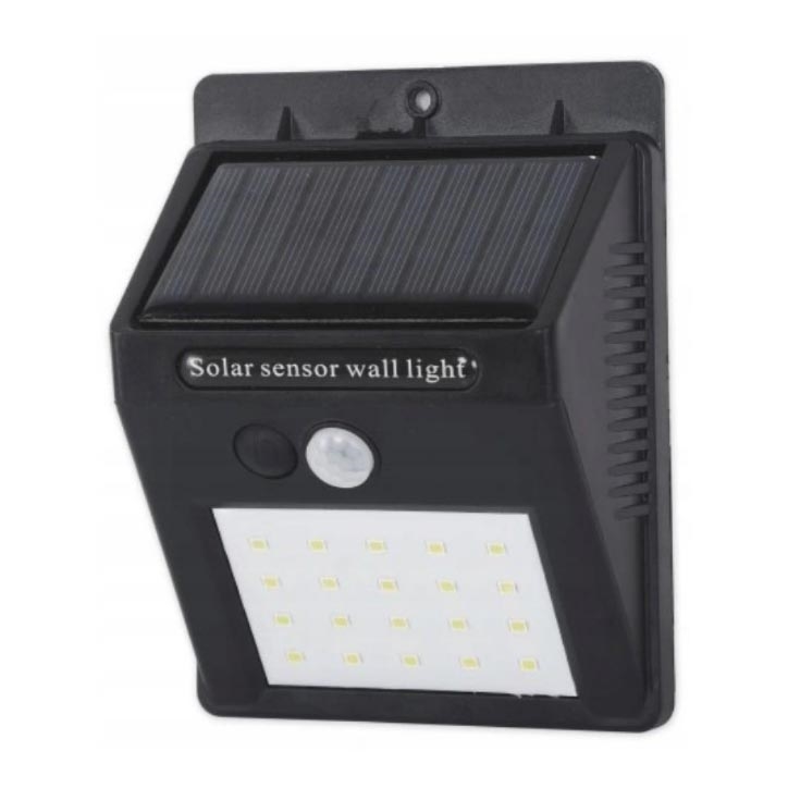 LED Solarna stenska svetilka s senzorjem LED/0,55W/3,7V 1200 mAh IP65