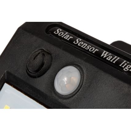 LED Solarna stenska svetilka s senzorjem LED/0,55W/3,7V 1200 mAh IP65