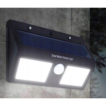 LED Solarna stenska svetilka s senzorjem LED/1,2W/3,7V 2400 mAh IP54