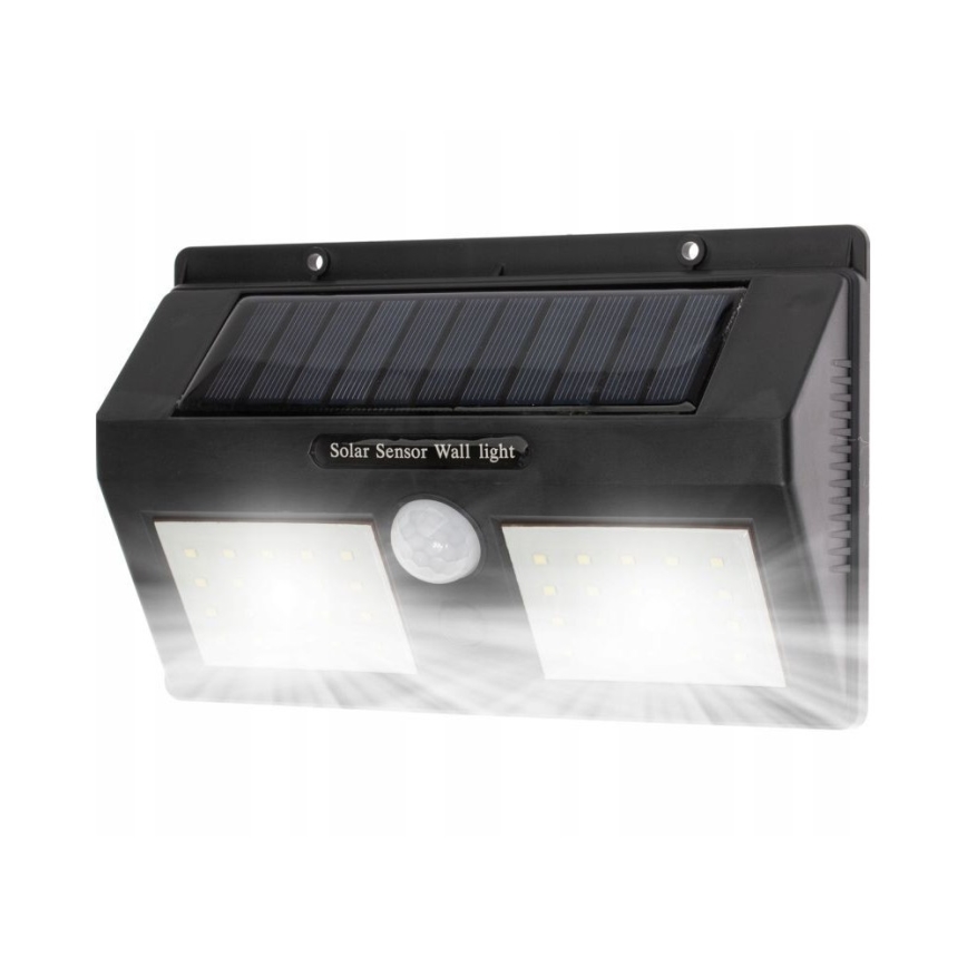 LED Solarna stenska svetilka s senzorjem LED/1,2W/3,7V 2400 mAh IP54