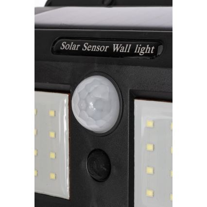 LED Solarna stenska svetilka s senzorjem LED/1,2W/3,7V 2400 mAh IP54