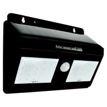 LED Solarna stenska svetilka s senzorjem LED/1,2W/3,7V 6500K IP65