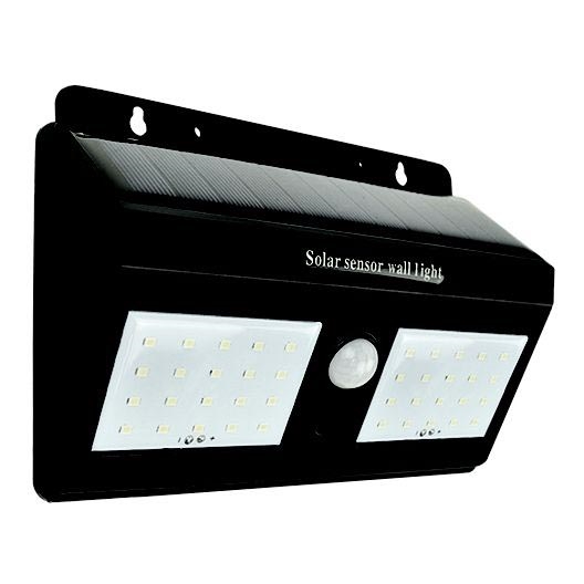 LED Solarna stenska svetilka s senzorjem LED/1,2W/3,7V 6500K IP65