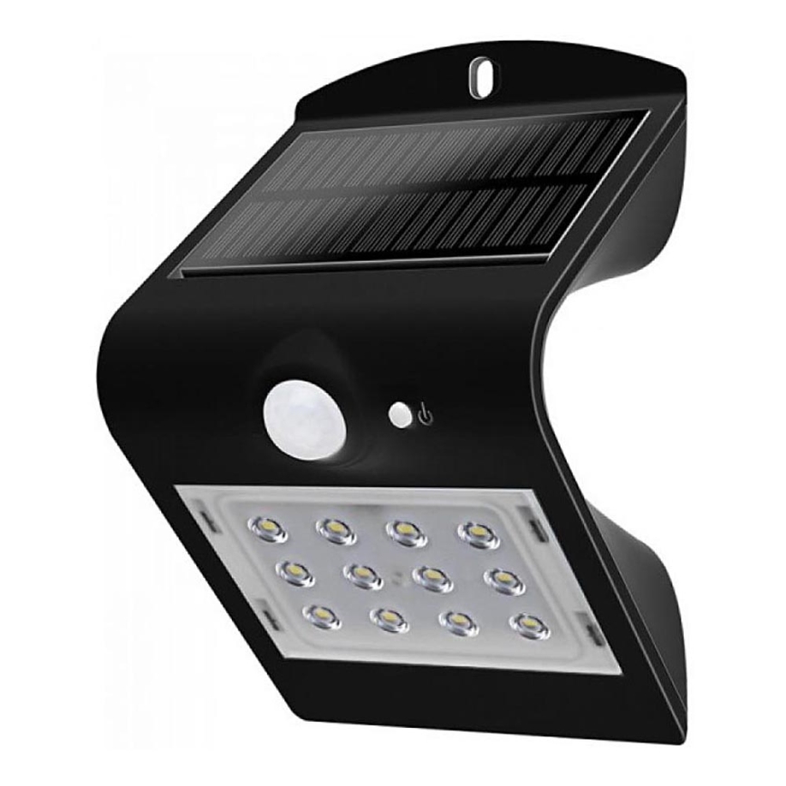 LED Solarna stenska svetilka s senzorjem LED/1.5W/3,7V IP65 1200 mAh