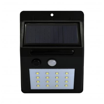 LED Solarna stenska svetilka s senzorjem LED/2,2W/3,7V 2200 mAh IP44