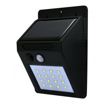 LED Solarna stenska svetilka s senzorjem LED/2,2W/3,7V 2200 mAh IP44