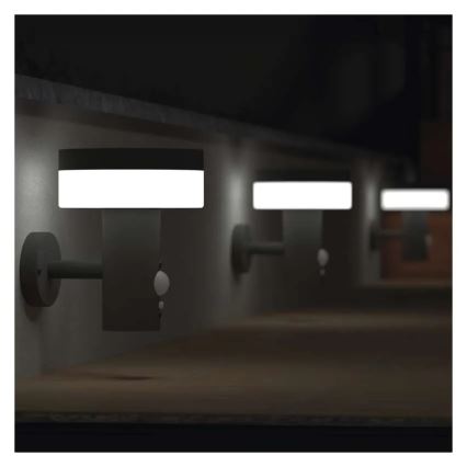 LED Solarna stenska svetilka s senzorjem LED/2W/3,7V 1200 mAh IP44
