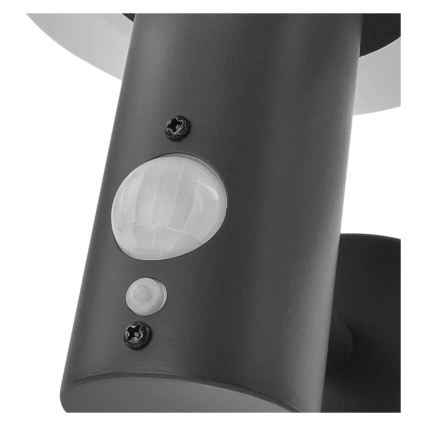 LED Solarna stenska svetilka s senzorjem LED/2W/3,7V 1200 mAh IP44