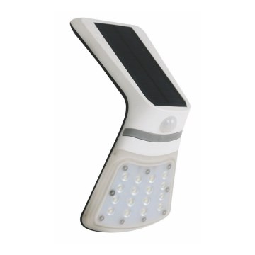 LED solarna stenska svetilka s senzorjem LED/2W/3,7V 1200 mAh IP65