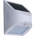 LED solarna stenska svetilka s senzorjem LED/3W/3,7V 3000/4000K 1200 mAh IP54 bela