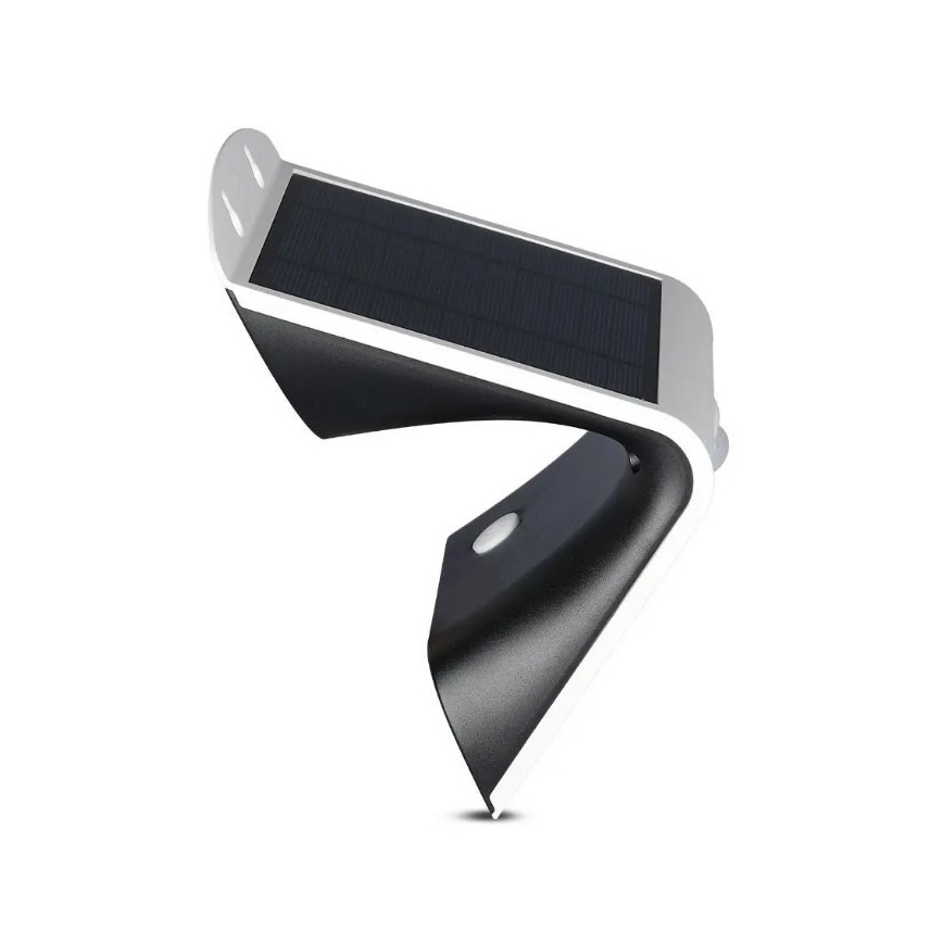 LED Solarna stenska svetilka s senzorjem LED/3W/3,7V 3000/4000K IP65 bela
