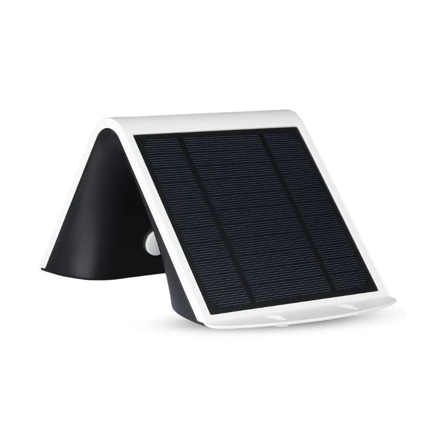 LED Solarna stenska svetilka s senzorjem LED/3W/3,7V 3000/4000K IP65 bela