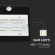 LED Solarna stenska svetilka s senzorjem LED/3W/3,7V 3000/4000K IP65 črna