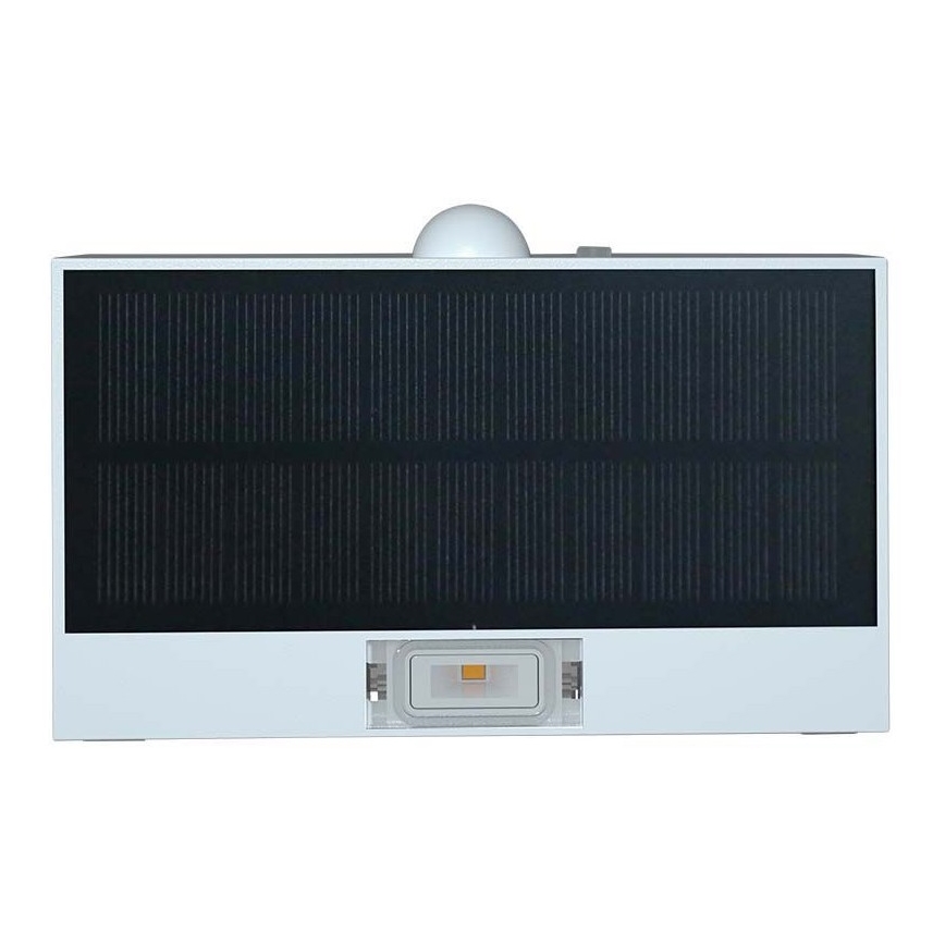 LED Solarna stenska svetilka s senzorjem LED/3W/3,7V 3000K/4000K IP65 bela