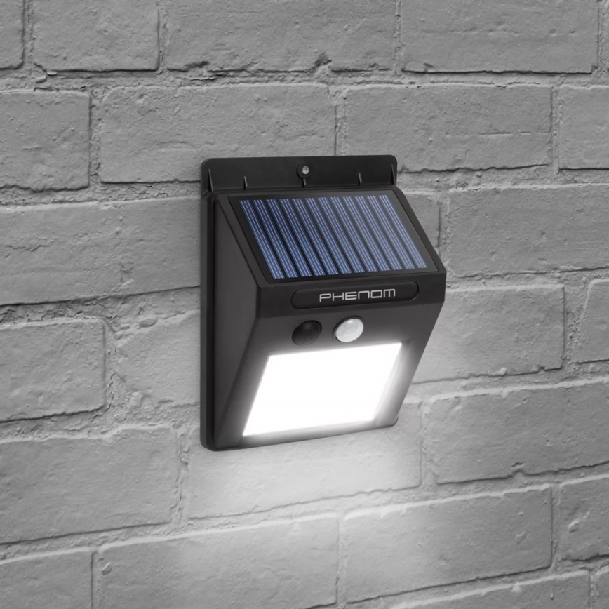 LED Solarna stenska svetilka s senzorjem LED/3W/5,5V IP65