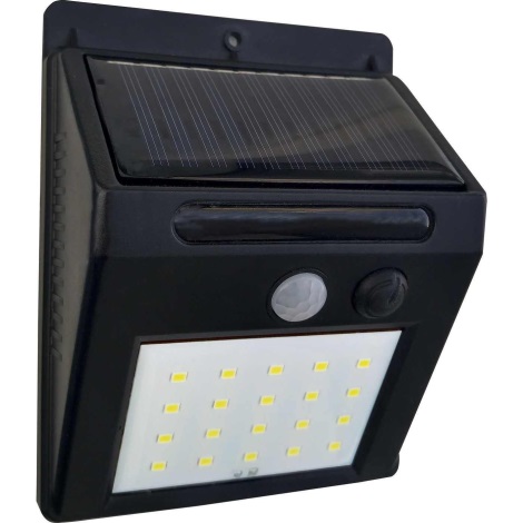 LED Solarna stenska svetilka s senzorjem LED/3W IP44