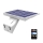 LED Solarna stenska svetilka s senzorjem LED/4,2W/3,7V IP65 bela + Daljinski upravljalnik
