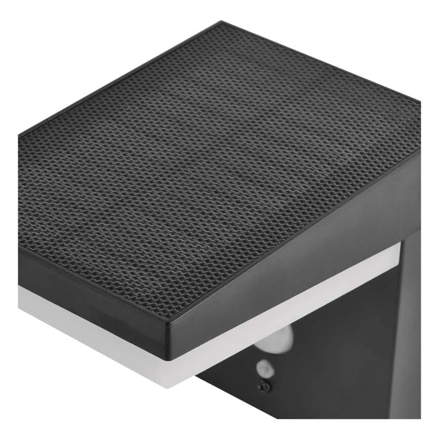 LED Solarna stenska svetilka s senzorjem LED/4,4W/3,7V 2200 mAh IP44