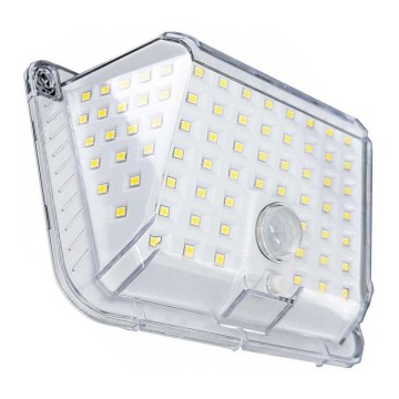 LED Solarna stenska svetilka s senzorjem LED/5W/3,7V 1200 mAh IP44