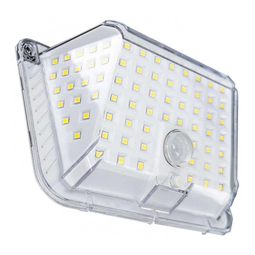 LED Solarna stenska svetilka s senzorjem LED/5W/3,7V 1200 mAh IP44