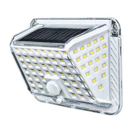 LED Solarna stenska svetilka s senzorjem LED/5W/3,7V 1200 mAh IP44