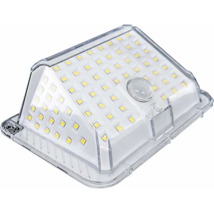 LED Solarna stenska svetilka s senzorjem LED/5W/3,7V 1200 mAh IP44