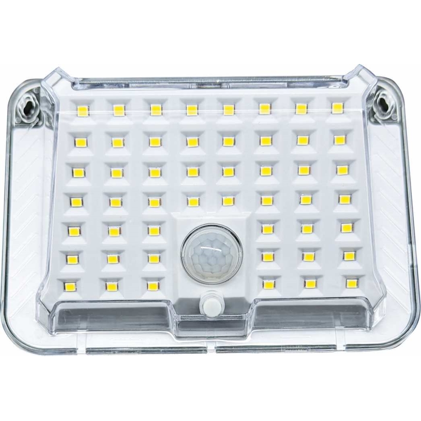 LED Solarna stenska svetilka s senzorjem LED/5W/3,7V 1200 mAh IP44