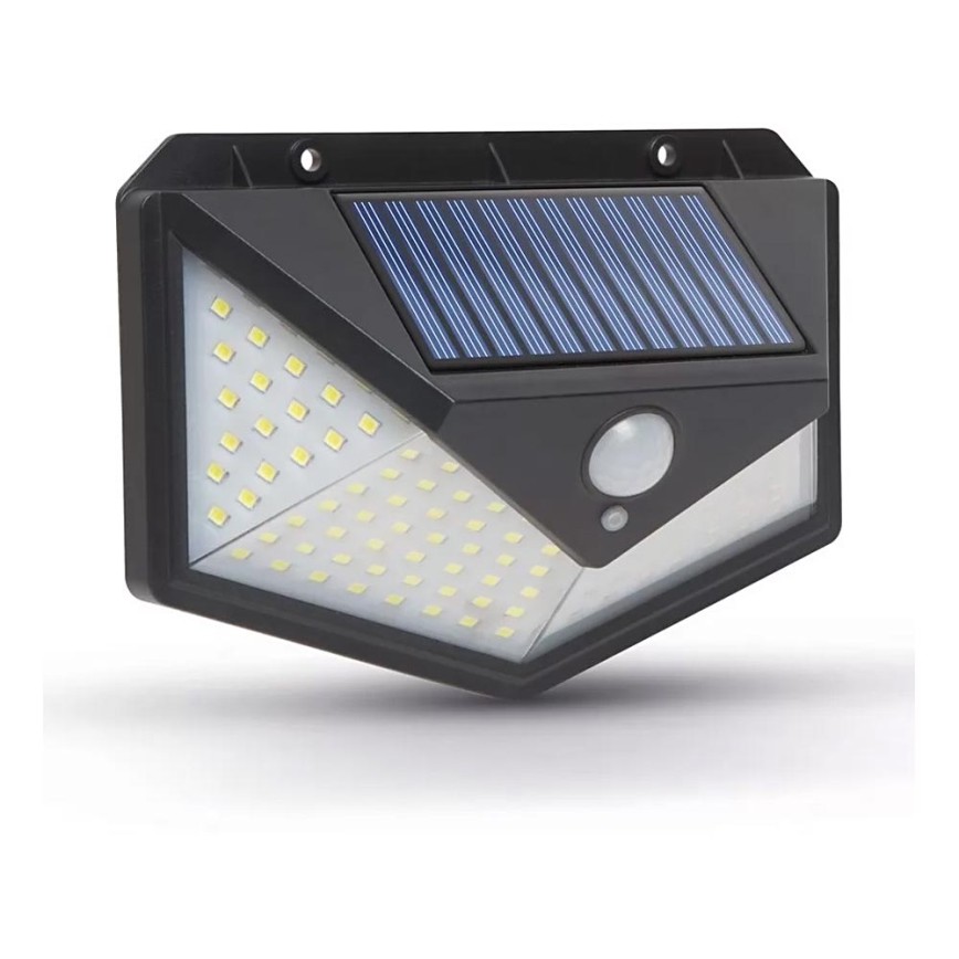 LED Solarna stenska svetilka s senzorjem LED/5W/5,5V IP65 1200 mAh