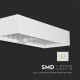 LED Solarna stenska svetilka s senzorjem LED/6W/3,7V IP65 4000K bela