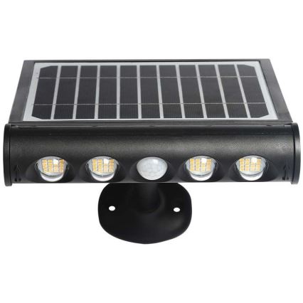 LED Solarna stenska svetilka s senzorjem LED/8W/3,7V IP65 6000K