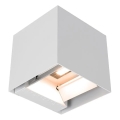 LED solarna stenska svetilka s senzorjem LED/9W/3,7V 3000/4000/5000K IP65 2600 mAh bela
