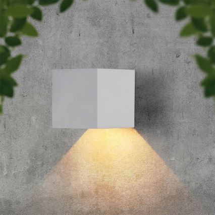 LED Solarna stenska svetilka s senzorjem LED/9W/3,7V IP65 3000K 2600 mAh bela