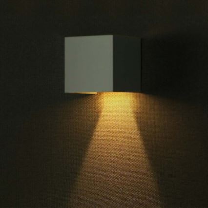 LED Solarna stenska svetilka s senzorjem LED/9W/3,7V IP65 3000K 2600 mAh bela