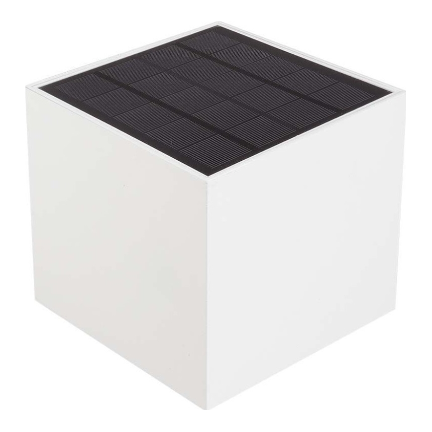 LED Solarna stenska svetilka s senzorjem LED/9W/3,7V IP65 3000K 2600 mAh bela