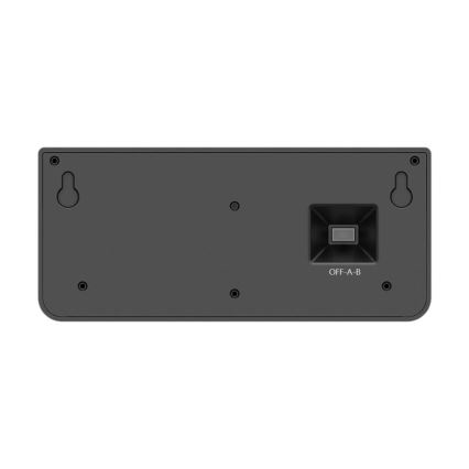 LED solarna stenska svetilka s senzorjem LINK LED/5W/3,7V IP65 črna