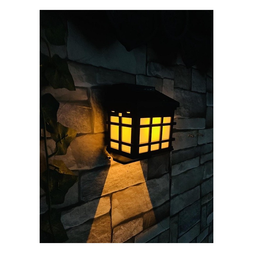 LED Solarna stenska svetilka s senzorjem mraka LED/2V 70 mAh IP44