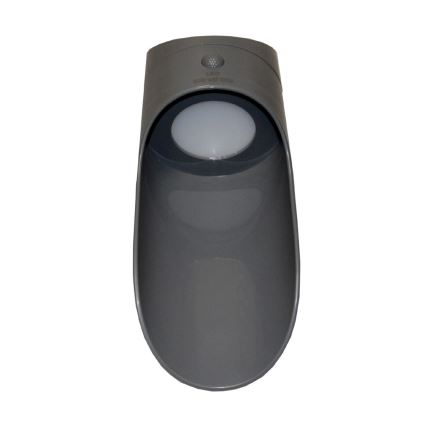 LED Solarna stenska svetilka s senzorjem PALESA LED/1W/3,7V IP65 1800 mAh siva
