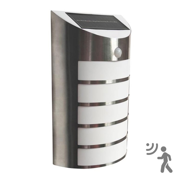 LED Solarna stenska svetilka s senzorjem SAFFO LED/3,7V 2000 mAh IP44