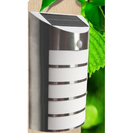 LED Solarna stenska svetilka s senzorjem SAFFO LED/3,7V 2000 mAh IP44