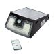 LED Solarna stenska svetilka s senzorjem TRANSFORMER LED/7W/3,7V IP65 + Daljinski upravljalnik