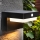 LED Solarna stenska svetilka z motion in dusk senzor PALERMO LED/5W/2000 mAh IP54 črna