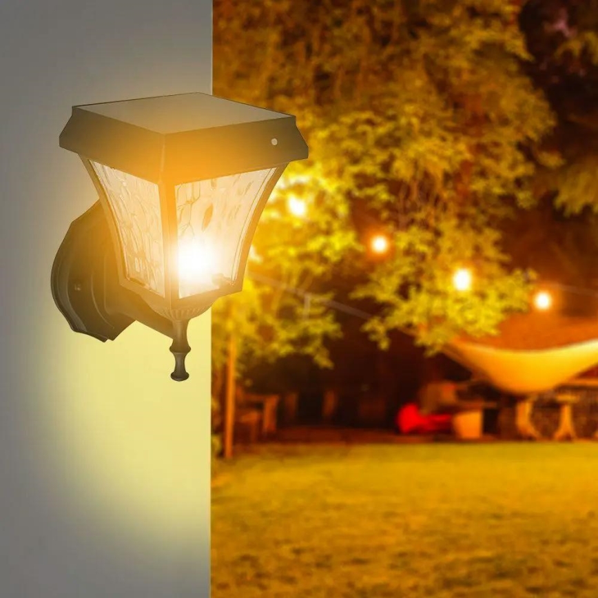LED Solarna stenski svetilka 3v1 LED/2W/5,5V 3000K/6000K IP65 2200 mAh